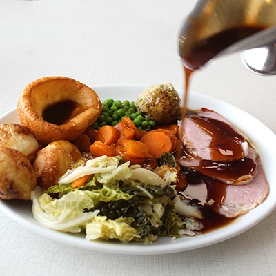 Roast Gammon Dinner